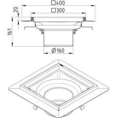 Line Drawing - Upper part-Liquid membrane-300