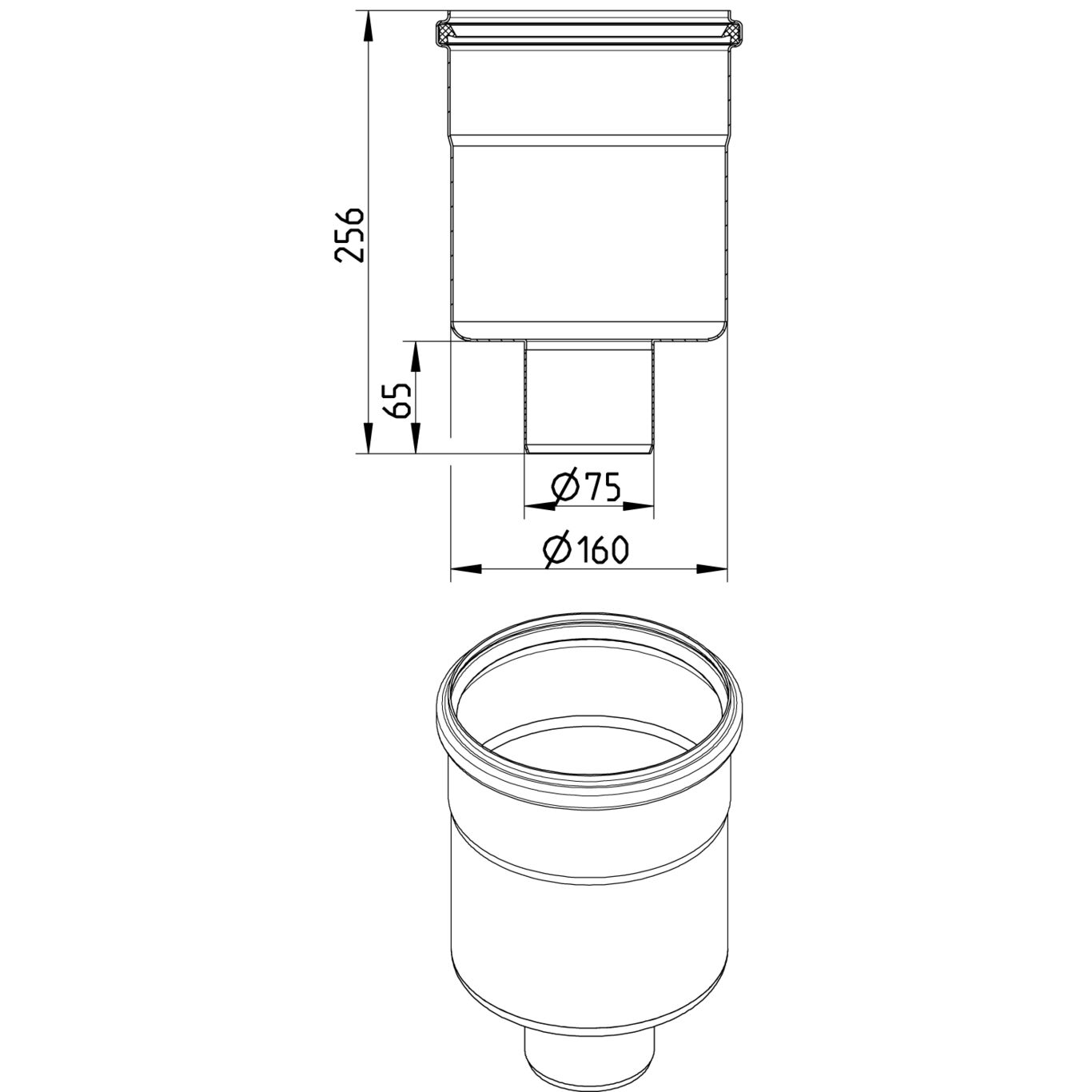 Line Drawing - Lower part-160