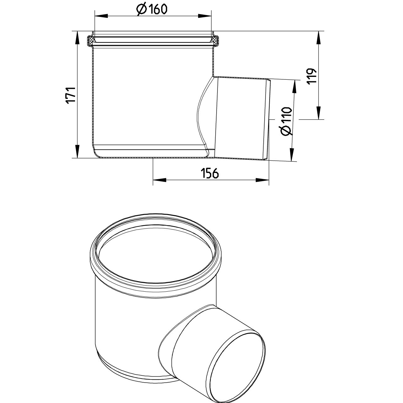 Line Drawing - Lower part-160