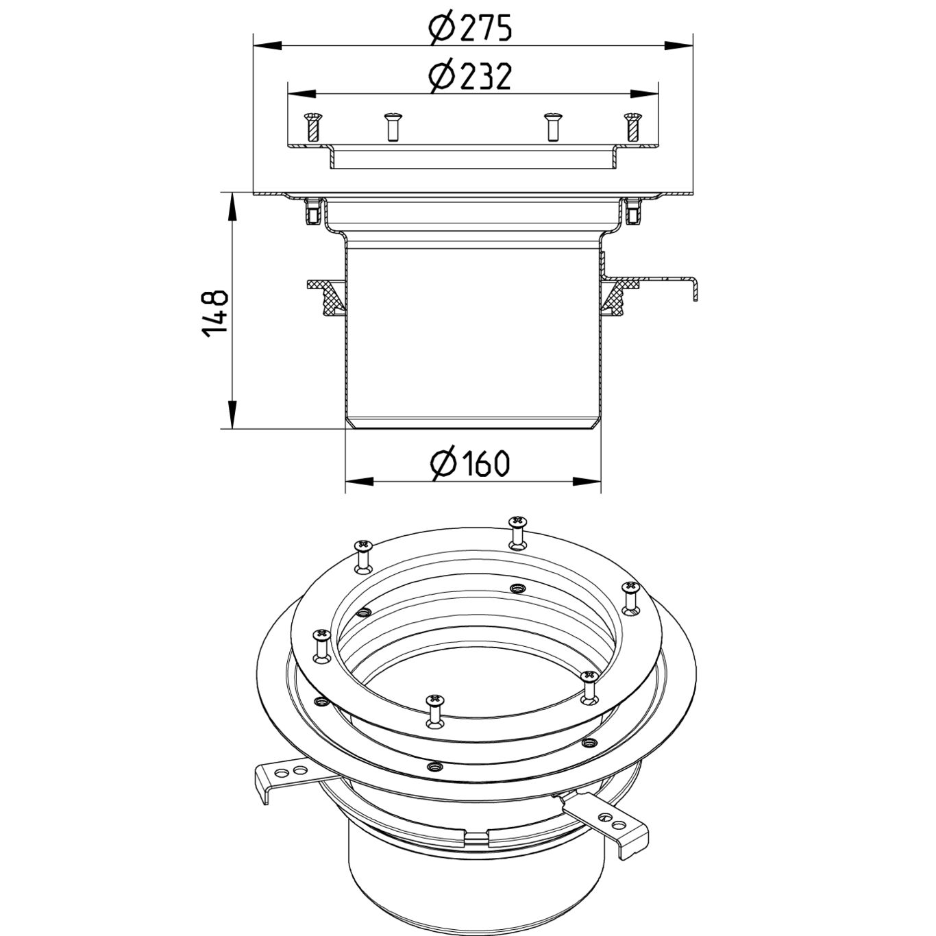 Line Drawing - Upper part-Vinyl-232