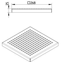 Line Drawing - Grating-Drain-300